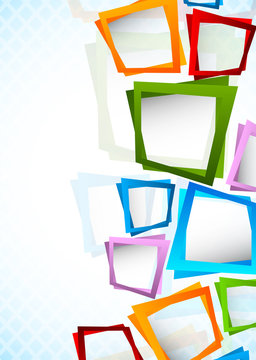 Background with squares