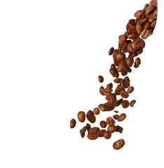 Flying coffee beans