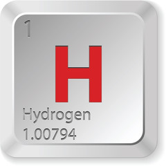 hydrogen - keyboard button