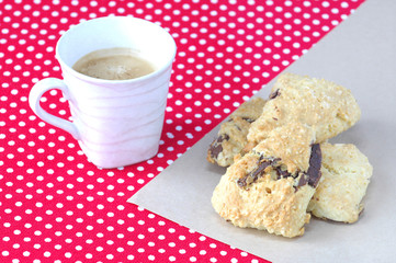 手作りチョコスコーン