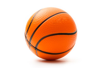 Fototapeta premium Basketball on white background