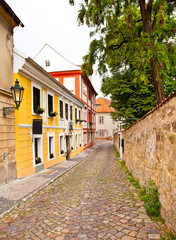 Fototapeta na wymiar Streets of old Prague