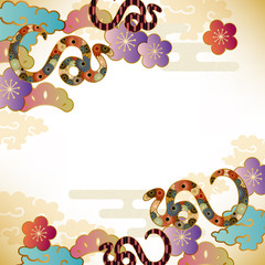 Fototapeta premium snake background