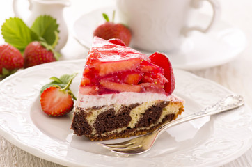 Erdbeerkuchen