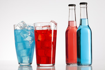 Exotic bottle alcohol cocktail