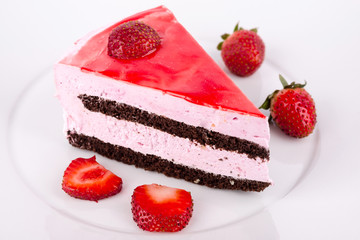 Strawberries and chocolate.