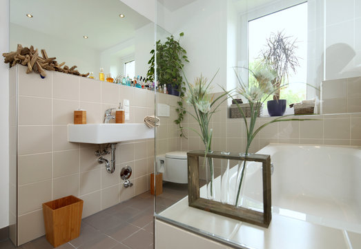 Badezimmer nach Renovierung