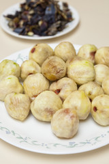 Figs after they have been peeled