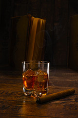 whisky i cygaro © npls