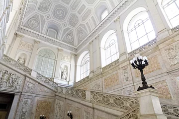 Raamstickers Napoli, interno del Palazzo reale, Piazza del Plebiscito © lapas77