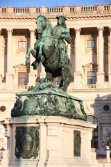 Obraz premium Prince Eugen of Savoy, Hofburg in Vienna, Austria