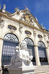 Fototapeta na wymiar Belvedere w Wiedniu, Austria