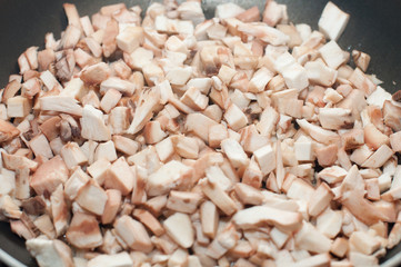 stir fried vegetables in a pan