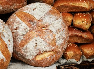 Loafs of bread