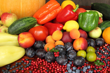 Fruits and vegetables