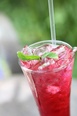 strawberry soda