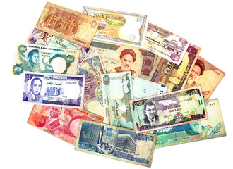 Obraz na płótnie Canvas Banconote Bliski Wschód