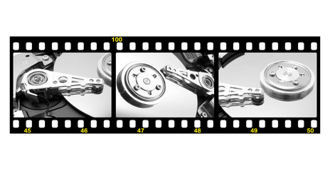 Detail of hard drive