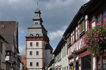 Obraz premium Steinheimer Torturm in Seligenstadt