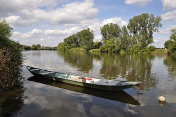 Boot auf dem Main bei Seligenstadt