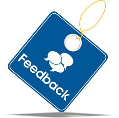 étiquette feedback