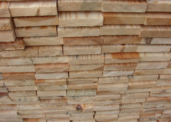 stapel holz für den schreiner