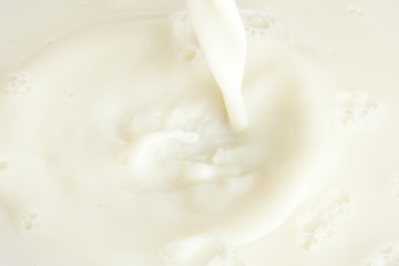 Fototapeta na wymiar Organic White Milk Texture