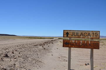 old sign on the track