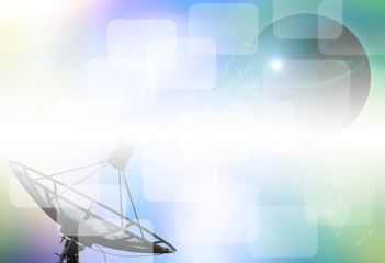 abstract world technology background