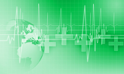 Heart beat illustration