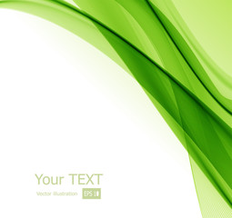Abstract template green background