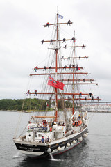 Sailboat at sea