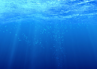 Fototapeta na wymiar Underwater background