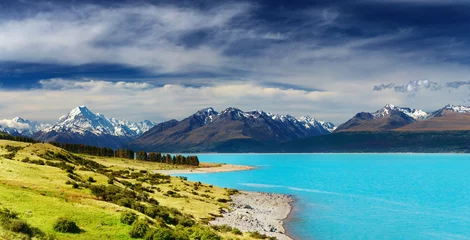 Foto auf Glas Mount Cook, Neuseeland © Dmitry Pichugin