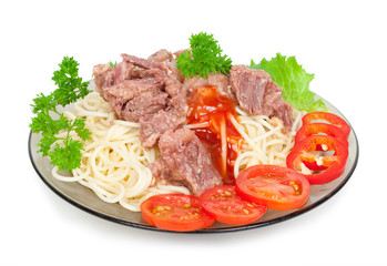 Spaghetti stew