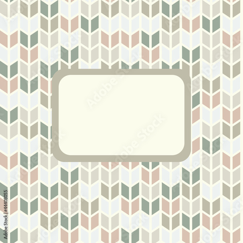 Abstract invitation card. Template frame design for card.