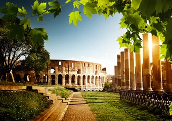 Tuinposter Colosseum in Rome, Italië © Iakov Kalinin
