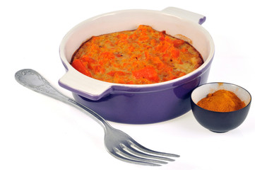 Flan de carottes au cury