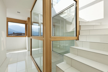 interior, stairwell of a modern home