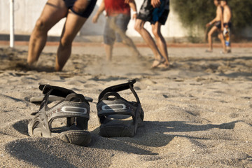 beach volleyball, shoes