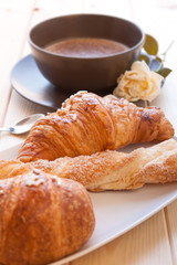 Cappuccino and Brioches