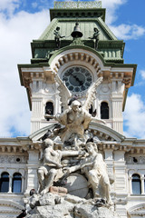 Municipio in Piazza Unità d'Italia, Trieste, Italia 2013