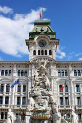 Municipio in Piazza Unità d'Italia, Trieste, Italia 2013