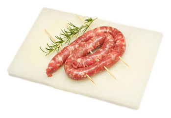 Salsiccia di maiale cruda