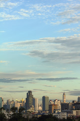 Fototapeta premium dawn in Bangkok Thailand