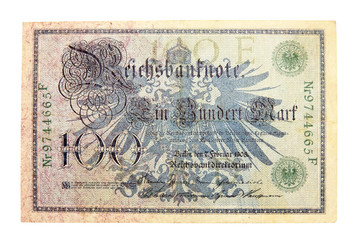 Fototapeta na wymiar Banconota antica austriaca