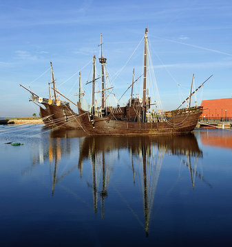 Las tres carabelas de Col&oacute;n, La R&aacute;bida