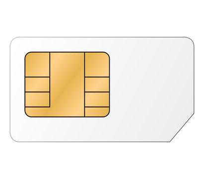Sim Karte - Vektor freigestellt