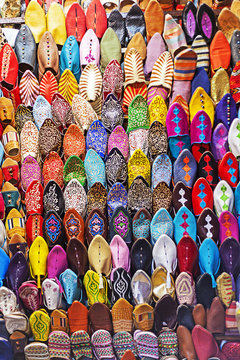 colorful slippers