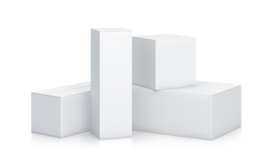 Group of White Boxes.